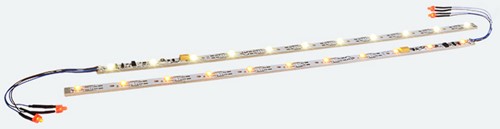 ESU 50700 H0 TT N - Innenbeleuchtungs-Set mit Schlusslicht, 255mm, teilbar, PowerPack Option, 11 LED, warm white, Spurweite: N, TT, H0 (42)